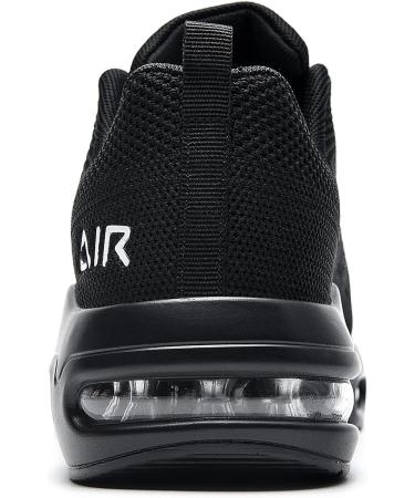 Pasick Men's Air Running Shoes - Lightweight Breathable Athletic Sneakers | US 7-12.5 (Black) - Buy Online on SooperMarket.com