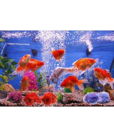 Buy 4-Piece Navy Blue Artificial Coral Ornaments for Aquariums | Underwater Plant Decorations for Fish Tanks - Buy Online on SooperMarket.com