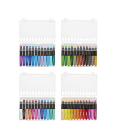 KINGART Gel Stick Artist Water Soluble Pigment Crayons Set of 48 Colors with Storage Case