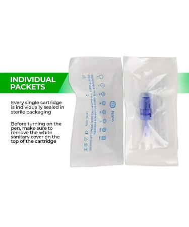 Dr. Pen Ultima A6 Replacement Cartridges - 20 Pack Round Nano - Bayonet Slot Disposable Parts - Buy Online on SooperMarket.com