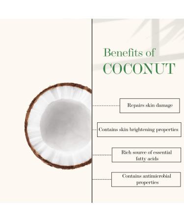 Good Vibes Coconut Brightening Face Cream - Hydrating Lightweight Moisturizer for All Skin Types | Paraben & Sulfate Free (100g - Buy Online on SooperMarket.com