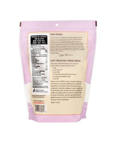 Bob's Red Mill Tapioca Flour - 20 oz | Gluten-Free & Versatile Baking Ingredient - Buy Online on SooperMarket.com