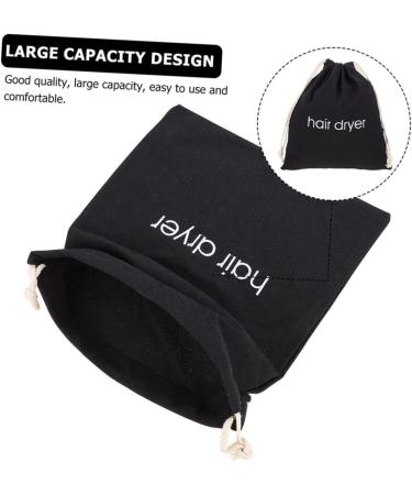 Housoutil 2pcs Hair Dryer Storage Bag Multifunctional Bag Travel Drawstring 33.00X30.00X0.50CM As Shown - Buy Online on SooperMarket.com