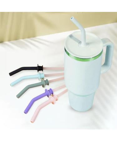 IFORYONLIFE 5 Pack Silicone Press in Straw for Stanley 40oz Tumbler Accessories Replacement Straw Bite Valve for Stanley Cup - Buy Online on SooperMarket.com