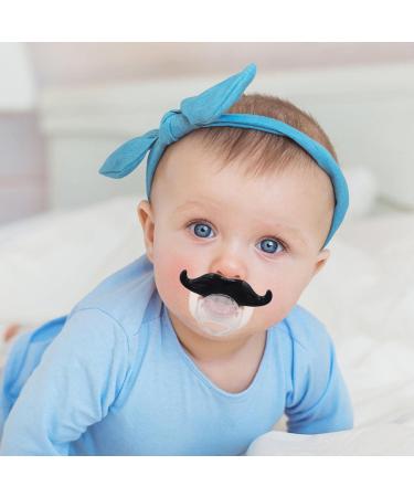 Jomewory Mustache Pacifier for 0-6 Months | Jaw-Friendly & Cute Design for Babies & Toddlers - Buy Online on SooperMarket.com