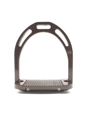 AK Aluminum Stirrups with Coated Colors (4.75 INCHES Brown) 4.75 INCHES brown