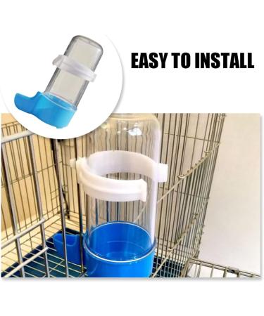 Pet Bird Cage Food Feeder Bird Water Bottle Parrot Automatic Water Feeder Water Drinker Food Feeder Waterer Clip Feeder Cage Accessories for Parrot Budgie Lovebirds Cockatiel Parakeet Cockatoo - Buy Online on SooperMarket.com