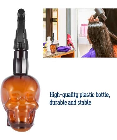 Hairdressing Spray Bottle 500 ml Skull-shaped Refillable Spray Continuous Water Mister for Hairdressing Salon Hair Styling Plants Pets Home Clean - Buy Online on SooperMarket.com