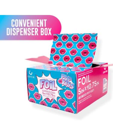 Colortrak Pop Kiss Foil Dispenser (400 Count) - Pre-cut, Non-Slip Sheets for Hair Coloring - Buy Online on SooperMarket.com