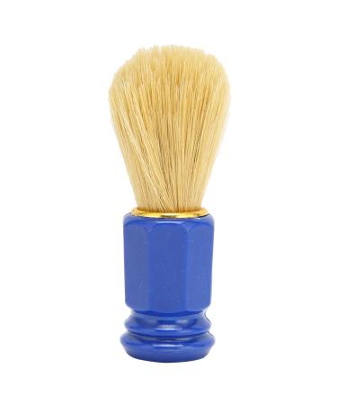Shaving brush with soft hair shaving brush for men shaving brush with wooden handle for the home barber (blue)
