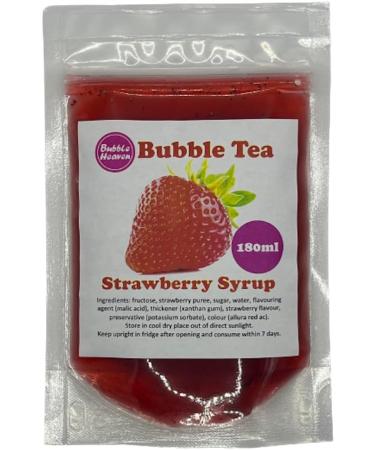 Fruity Strawberry with Mango Popping Bobas Bubble Tea Kit 3 to 6 Drinks Strawberry and Mango - Buy Online on SooperMarket.com