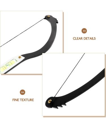 Hemoton 1 Set Arch Embroidery Eyebrow Ruler Eyebrow Ruler Tool Eyebrow Positioning Ruler Portable Pull Wire - Buy Online on SooperMarket.com