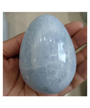 Crystal 1pc 300-340g Natural Blue Crystal Sparkling Blue Celestite polishing Stones Stone Collection