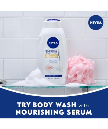 Nivea Nourishing Body Wash Botanical Blossom 20 fl oz - Hydrating & Refreshing - Buy Online on SooperMarket.com