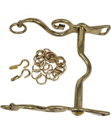 Kandare Spanish Baroque Portuguese Show Bridle - 12.5 to 16.5 Gold & Silver Includes Chin Chain - Buy Online on SooperMarket.com
