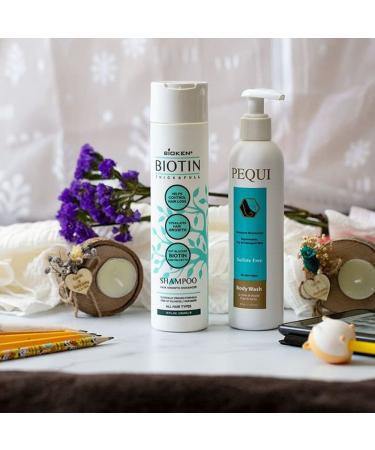 Bioken Biotin Thick & Full Hair Growth Shampoo - DHT Blocker, Stimulates Growth, Controls Loss - Sulfate Free - 32 oz - Buy Online on SooperMarket.com