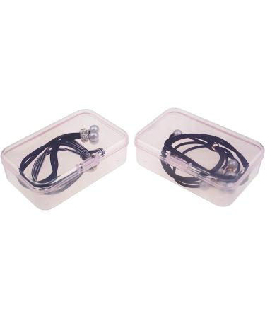 Goodma 12 Pieces Mini Rectangular Plastic Boxes - Pink Storage Organizer Containers with Hinged Lids (3.3 x 2.2 x 1 inch) - Buy Online on SooperMarket.com