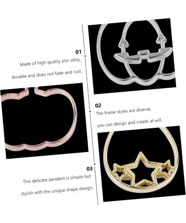 EXCEART 24pcs Epoxy alloy pendant blank hats wallet key holder bead keychain UV Resin Crafts mold witch hat - Buy Online on SooperMarket.com