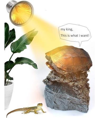 yanhe Tortoise Heat Lamp Basking Light for Aquarium Reptiles E27 UVA+UVB Heat Spotlight for Reptiles Aquarium Reptile Lizards Turtle Snakes (Black) - Buy Online on SooperMarket.com