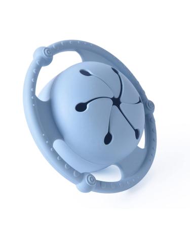 HOTABLE UFO Silicone Baby Snack Cup   Spill Proof Toddler Cups  Containers (Blue)