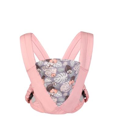 iFCOW Baby Sling Carrier Baby Wrap Sling Baby Wrap Carriers Handfree Swaddle Wrap Front and Back Suitable from Birth to 15KG Pink