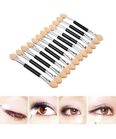 Buy Sanwood 12pcs Double Sided Makeup Sponge Applicators - Perfect Eye Shadow Tools for Flawless Application | International Shipping Available - Buy Online on SooperMarket.com