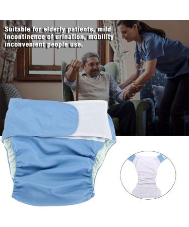 Dekaim Adult Cloth Diaper - Reusable Washable Adjustable Large Nappy (Blue) - Buy Online on SooperMarket.com