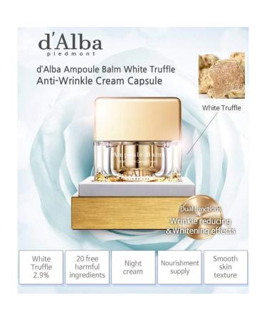 Buy d'Alba White Truffle Anti-Wrinkle Cream Ampoule Balm 1.76 oz | Nourishing Skincare for Youthful Skin - Buy Online on SooperMarket.com