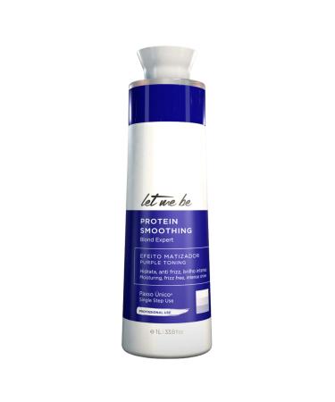 Let Me Be | Protein Smoothing Blond Expert | Matizador Purple Toning | Moisturizing Frizz Free Intensive Shine | 1000 ml / 33.8 fl.oz.
