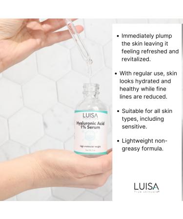 Buy Hyaluronic Acid Serum - Anti-Aging Hydrating Face Serum for Wrinkle Reduction | International Shipping - Buy Online on SooperMarket.com