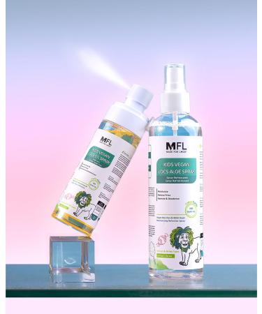 Made For Locs Kids Vegan Locs Aloe Refresher Spray and Locs Oil Bundle Set | Cotton Candy Scent | Lock in Moisture Effortlessly| Kids With Dreadlocks