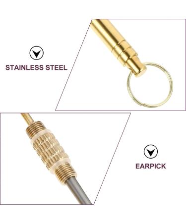 2pcs Multi-functional Picnic Tools Set with Steel Keychain Holder - Perfect for Camping, Travel, and Outdoor Activities - Buy Online on SooperMarket.com