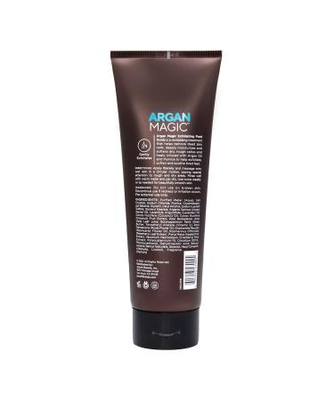 Argan Magic Exfoliating Foot Scrub - Smooths Rough Calloused Feet & Heels with Argan Oil & Pumice | Paraben Free | 8 oz - Buy Online on SooperMarket.com