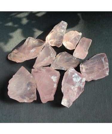 1pcs Natural Raw Pink Rose Quartz Crystal Rough Stone Specimen Crystal Love Natural Stones and Minerals Fish Tank Stone (Size : 30-40g) - Buy Online on SooperMarket.com