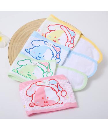 4pcs Baby Umbilical Cord Belly Bands | Bellybutton Protection Wrap for Newborn Boys and Girls | Assorted Colors | 50X13cm - Buy Online on SooperMarket.com