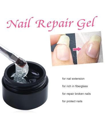 2 Pieces Fiberglass Nail Kit - Fast Extension Gel 20ml Magical Nail Gel Silk Packaging for Perfect Manicure | International Shipping - Buy Online on SooperMarket.com