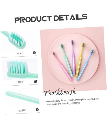 Gatuida 75 STK Toothbrush Cleaning & Travel Accessories - Super Soft Tooth Care for Men & Women - Eco-Friendly Folding Tooth Care Set (5 Colors) - Buy Online on SooperMarket.com
