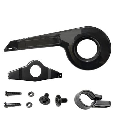 Acime chain protection bicycle part chain protection cover chain peel chain wheels chainring protection bicycle accessories bicycle wheel-bike crank setup for riding camping black