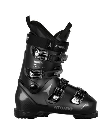 Atomic hawx prime 85 W ski boots women - alpine ski boot - boots with 3D ankle & heel for precise seat - medium -wide ski boot for advanced black silver 38 EU