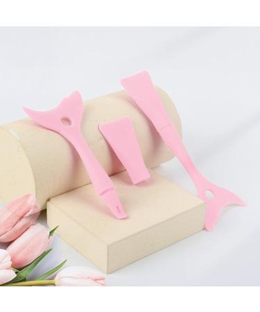 Multifunctional Silicone Winged Tip Reusable Eyeshadow Applicators Cat Shape Eye Liner Guide Template Lazy Quick Makeup Tool Suitable for Beginners and Experts Detachable Pink - Buy Online on SooperMarket.com