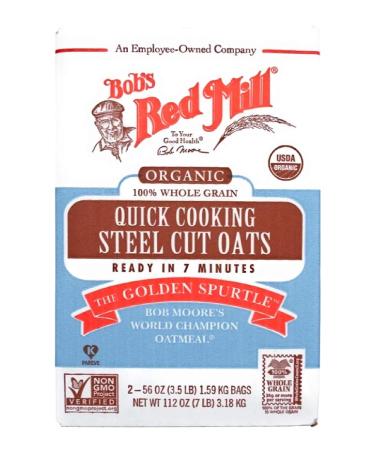 Bob's Red Mill Quick Cooking 100% Whole Grain Oats, 112 Ounce
