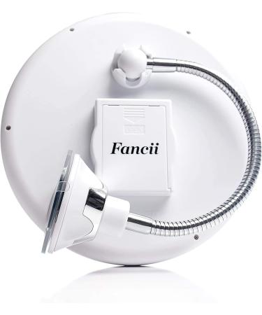 Fancii Chrome Gooseneck Attachment with Locking Suction Cup - Compatible with Luna, Mira, and Maya LED Mirror Series - Buy Online on SooperMarket.com