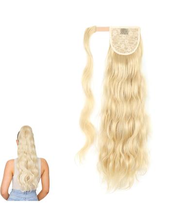 prinfantasy Long Ponytail Extension Wrap Around Hair Piece Synthetic Ponytails for Women Girl MW137 GBMW137 24 inch