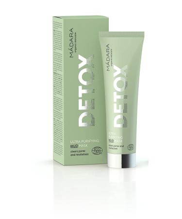 M dara Organic Skincare ultra-cleaning mud mask with Nordic Waldse sludge deep cleaning detoxifying narrowing the pores vegan ecocert-certified recyclable packaging 60 ml