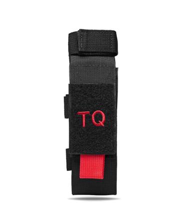 Tactical TQ Tourniquet & Trauma Medical Shear Pouch MOLLE PALS Duty Belt Loop EMT EMS Black