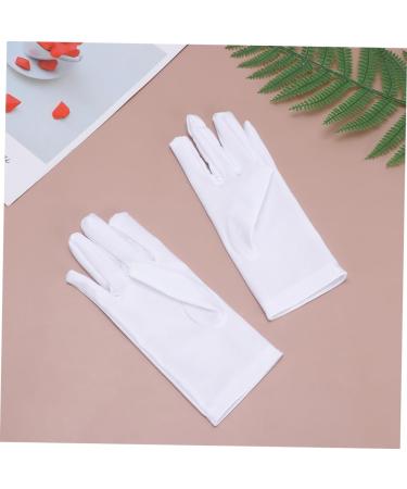 10 Pairs Womens Glives Protective Working Work Sun Guantes para De Mujer Industrial Miss White Elastic - Buy Online on SooperMarket.com