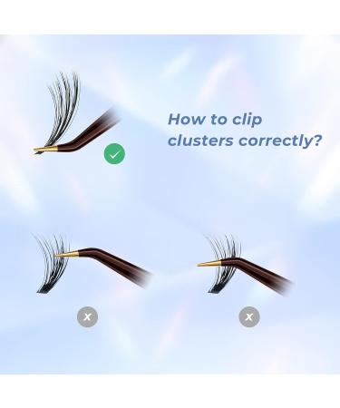 MAEXUS 120 Clusters DIY Eyelash Extensions | C Curl Individual Wispy Lashes | 0.07C 8mm-16mm MIX - Buy Online on SooperMarket.com