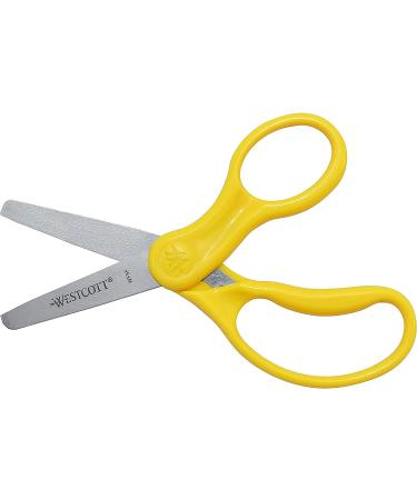 Westcott 13140 Right- and Left-Handed Scissors  Kids' Scissors  Ages 4-8  5-Inch Blunt Tip  Assorted  12 Pack - Buy Online on SooperMarket.com