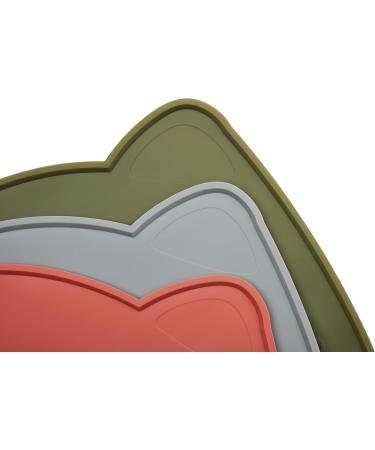 Ohmo Non-Slip Bowl Pad for Small Dogs & Cats | Waterproof Silicone Feed Pad - Camouflage Green (52x30cm) - Buy Online on SooperMarket.com