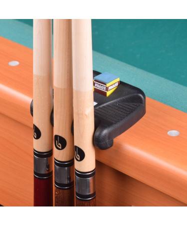 GAMESUN 3-Hole Weighted Pool Cue Holder with 4 Chalks - Cue Sticks Organizer - Buy Online on SooperMarket.com